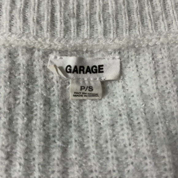 Garage White Ribbed Cardigan - Picture 3 of 4
